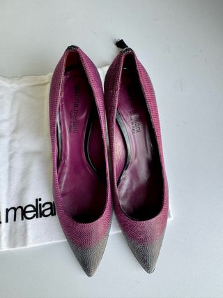 Décolleté Gianna Meliani donna viola/argento