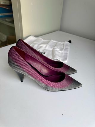 Décolleté Gianna Meliani donna viola/argento