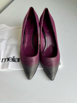 Décolleté Gianna Meliani donna viola/argento