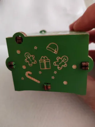 Caja Musical Navidad Muñecos Nieve