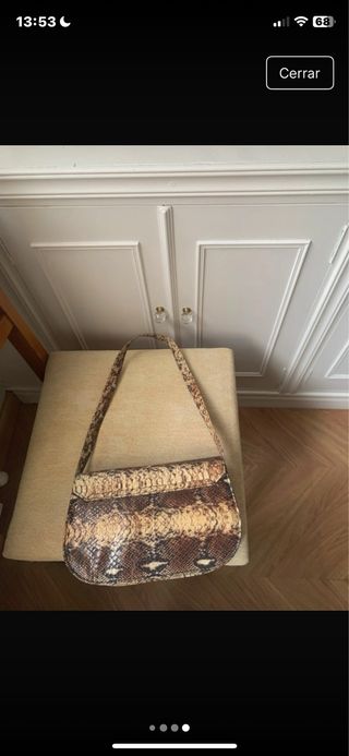 Bolso piel serpiente casi nuevo
