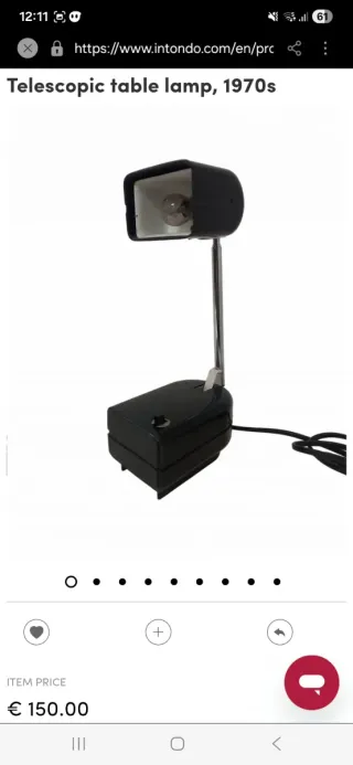 Lámpara de mesa Belysia Suecia