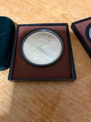 3 monete argento olimpiadi fdc custodia