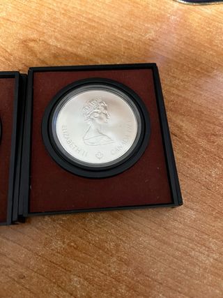 3 monete argento olimpiadi fdc custodia