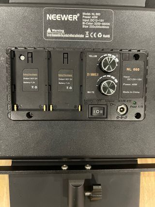 Foco LED Neewer NL660 Bicolor + trípode