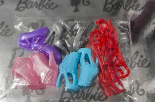 5 Pares Zapatos Barbie