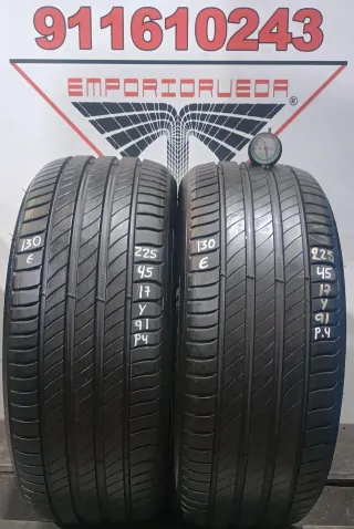 225 45 17 Y MICHELIN RUEDA AL 90% VIDA UTIL
