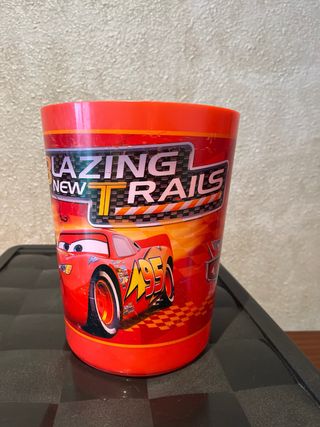 Lote Organizador y Vaso Cars