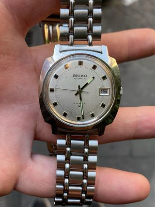 Orologio Seiko Automatico Argento Bianco