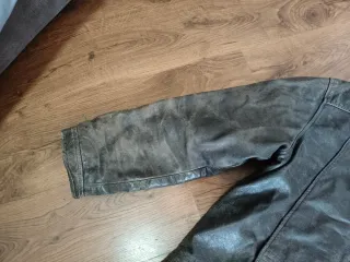 Chaqueta de piel HIM marrón