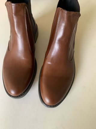 Stivaletti uomo vera pelle marrone
