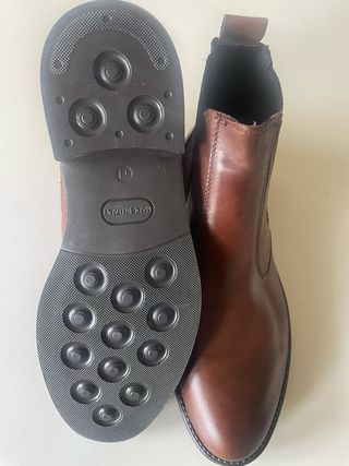 Stivaletti uomo vera pelle marrone