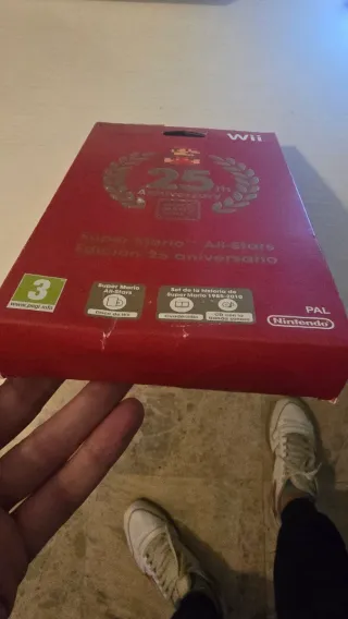 Caja Vacía Super Mario All-Stars 25 Aniversario Wi