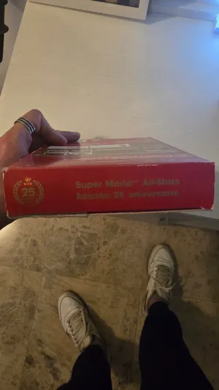 Caja Vacía Super Mario All-Stars 25 Aniversario Wi