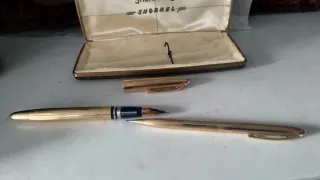 Sheaffer Snorkel Triumph penna e matita oro