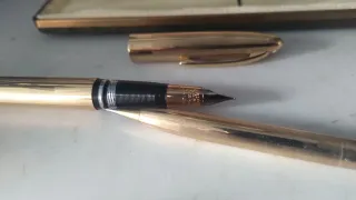 Sheaffer Snorkel Triumph penna e matita oro