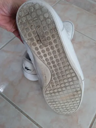 Zapatillas Lacoste Hombre Talla 45 Blancas