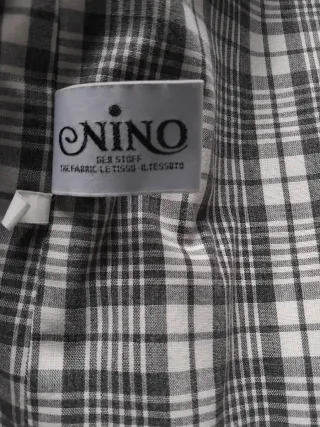 Trench vintage beige con forro estampado in cotone