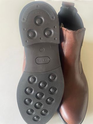 Stivaletti uomo vera pelle marrone