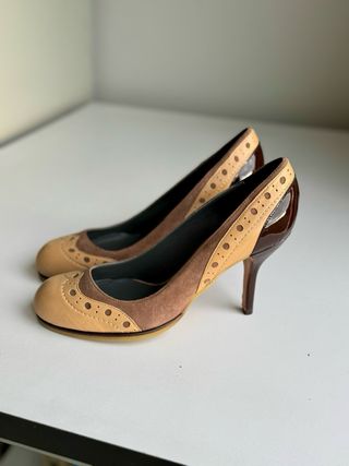 Décolleté Gianna Meliani Beige/Marrone