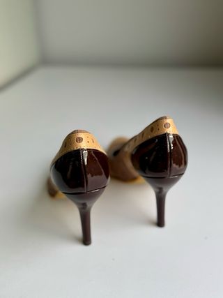 Décolleté Gianna Meliani Beige/Marrone