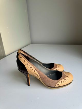 Décolleté Gianna Meliani Beige/Marrone