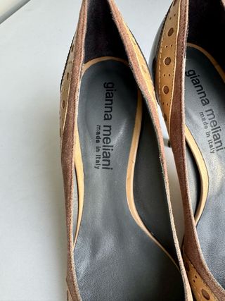 Décolleté Gianna Meliani Beige/Marrone