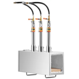 Forgia a Gas Propano 3 Bruciatori Acciaio Inox