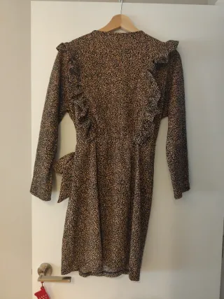 Vestido estampado animal