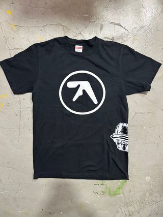 Supreme x Aphex Twin Tee Negra Custom