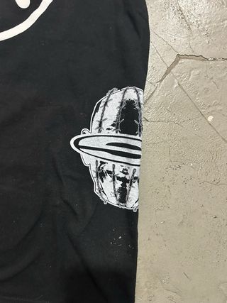 Supreme x Aphex Twin Tee Negra Custom