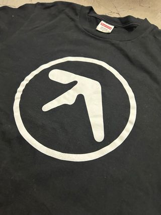 Supreme x Aphex Twin Tee Negra Custom