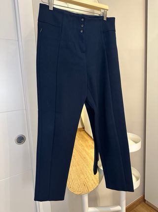 Pantalón vestir BIMBA Y LOLA azul Talla M