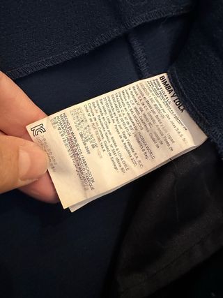 Pantalón vestir BIMBA Y LOLA azul Talla M