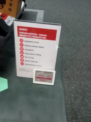 Patinete eléctrico Ninebot E3