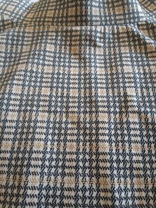 Falda vuelo cuadros C&A beige/gris