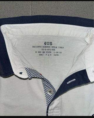 Polo Cesare Paciotti Bianco Uomo