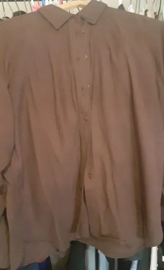 Lote de 3 Camisas de cuadros azul y marrón