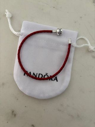 Pulsera Pandora Talla 19 Roja