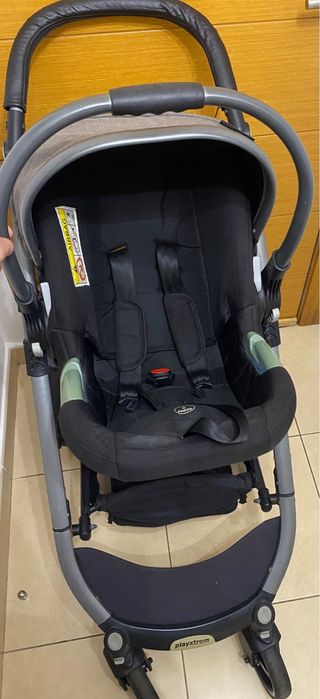 Carro de bebé 3 piezas gris