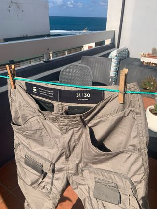 Pantalón G-Star RAW Talla 40 Bolsillos Verde Oliva