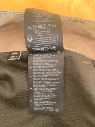 Pantalón G-Star RAW Talla 40 Bolsillos Verde Oliva