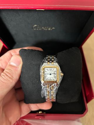Reloj Cartier Panthère Oro y Plata