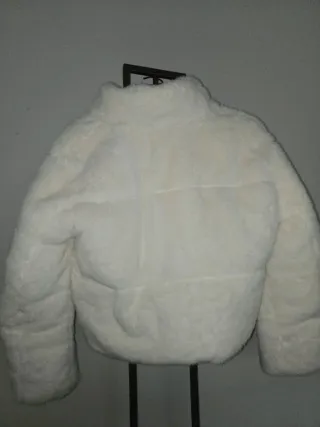 Chaqueta Bershka Mujer Blanca Talla XS