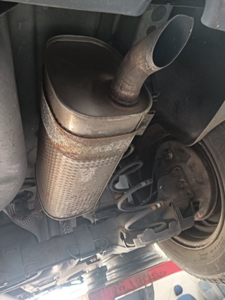 TUBO ESCAPE TRASERO PEUGEOT 207 8HZDV4TD