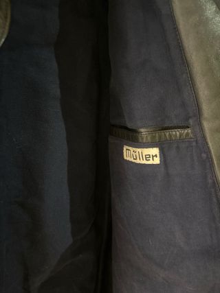 Chaqueta de Piel C.Louis Weber Negra