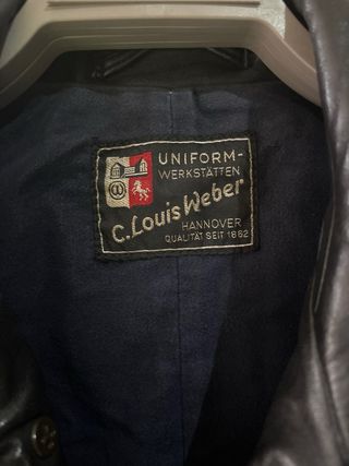 Chaqueta de Piel C.Louis Weber Negra