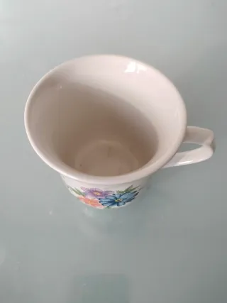 4 Tazas de Porcelana Florales