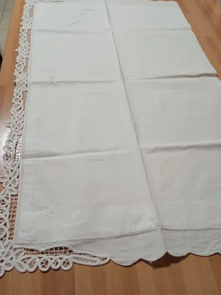 Set Lenzuola Cotone Ricamato Bianco