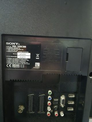 Televisión Sony Negra